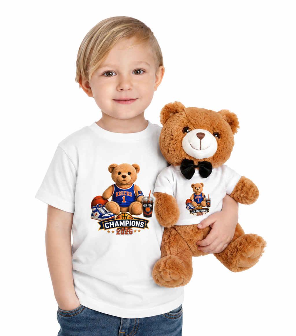 NBA Finals Tshirt - Toddler + Bear Set